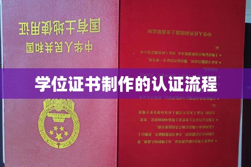 望江学位证书制作的认证流程