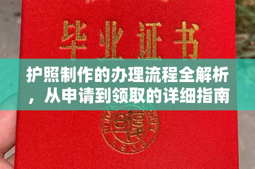 望江护照制作的办理流程全解析，从申请到领取的详细指南