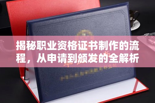 望江揭秘职业资格证书制作的流程，从申请到颁发的全解析