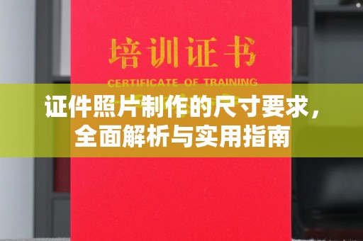 望江证件照片制作的尺寸要求，全面解析与实用指南