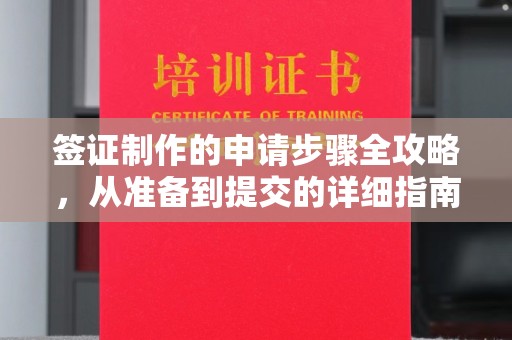 望江签证制作的申请步骤全攻略，从准备到提交的详细指南